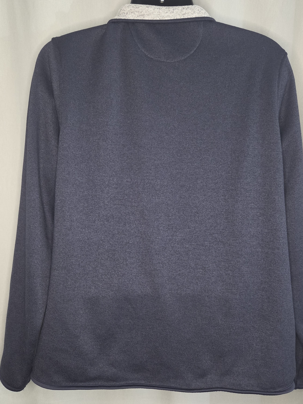 Chaps Men's Navy Quarter-Zip Sweater with Contrast Collar Size XL - Picture 2 of 9